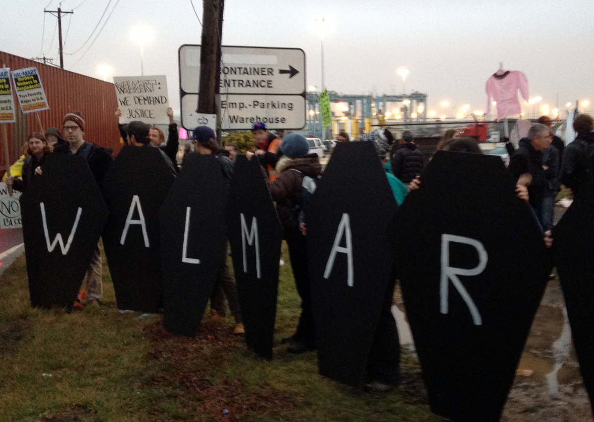 Walmart Port Protest