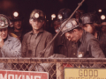 Shift of Miners in the Elevator Which Will Take Them Down to Work in the Virginia-Pocahontas Mine #4 near Richlands, Virginia They Are Headed for the 1,200 Foot Level.