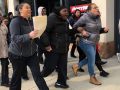 Stamford Sheraton hotel workers march on the boss.